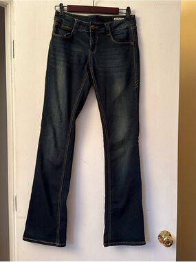 Rose Royce Dark Blue Women's Bootcut Jeans - Classic Stretch Denim